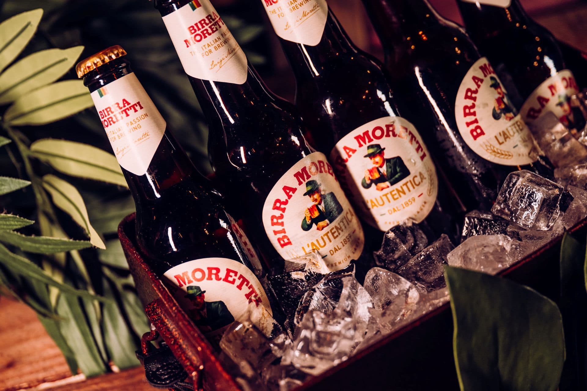 A beer bucket at Treetop Golf