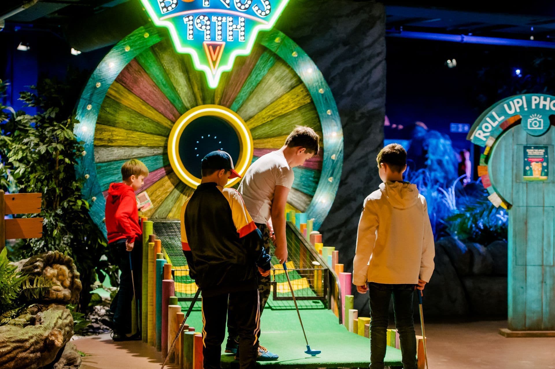 A Kids party at Treetop Golf